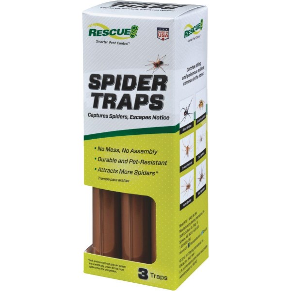 Rescue Indoor Glue Spider Trap (3-Pack) - Iieemm