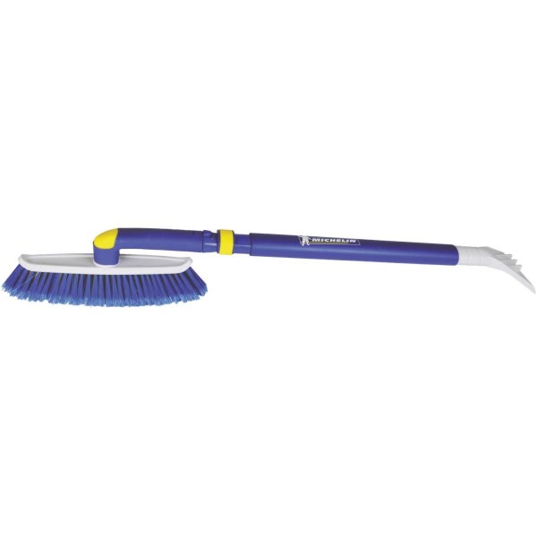 Michelin 50 In. Steel Hybrid Telescopic Snowbrush with Ice Scraper - Iieemm
