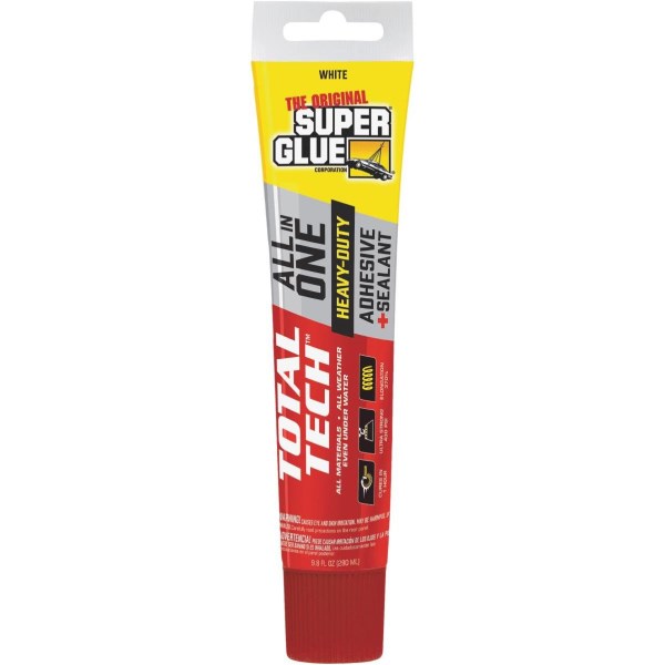 Super Glue Total Tech 4.2 Oz. White Construction Adhesive & Sealant - Iieemm