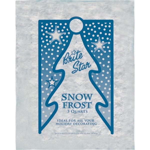 Brite Star 4 Oz. Iridescent Artificial Snow Flakes - Iieemm