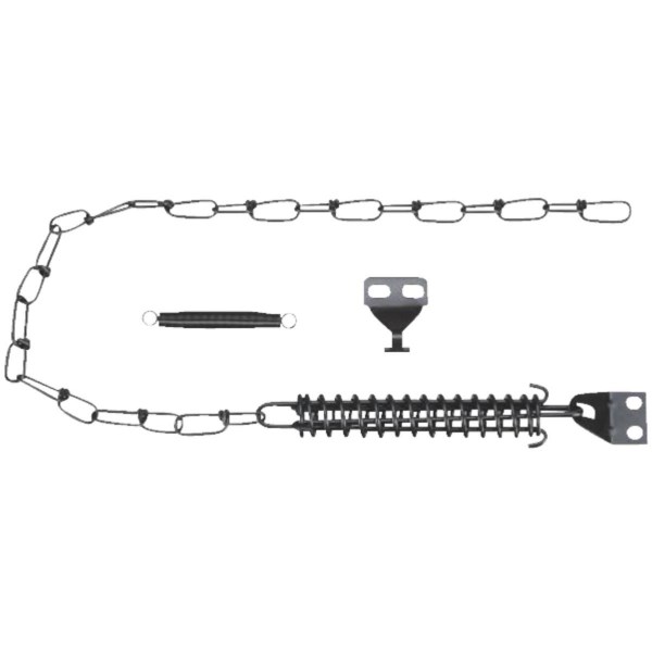 National Black Door Stop Spring Chain - Iieemm