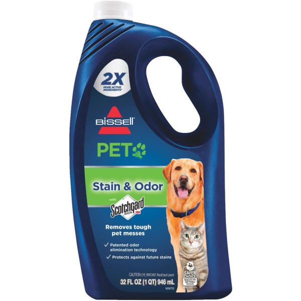 Bissell 32 Oz. Pet Stain & Odor Remover Carpet Cleaner with Scotchgard - Iieemm