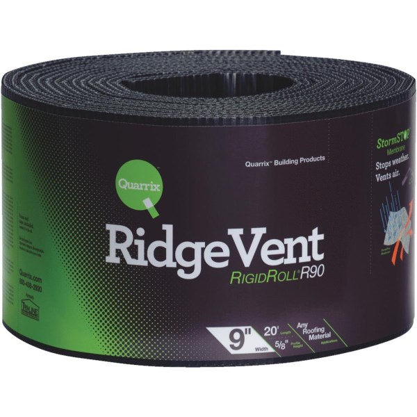 StormStop Ridge Vent 9 In. x 20 Ft. Roll - Iieemm