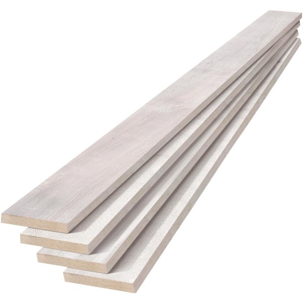UFP-Edge 1/2 In. x 4 In. x 4 Ft. White Weathered Wood Accent Board (8-Pack) - Iieemm