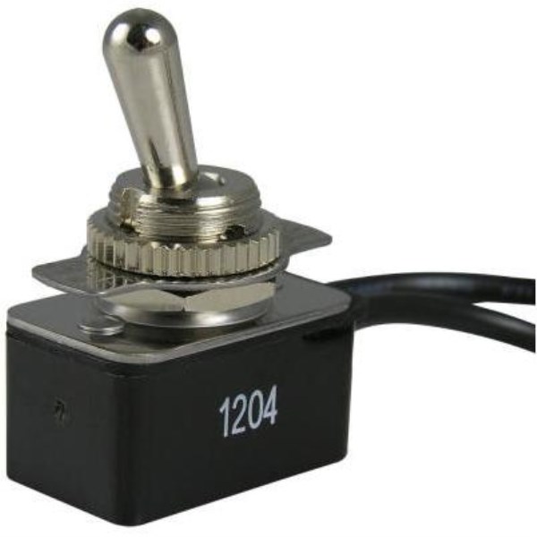 Gardner Bender Medium-Duty SPST Wire Leads Toggle Switch - Iieemm