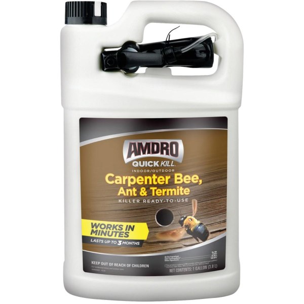 Amdro Quick Kill 1 Gal. Ready To Use Trigger Spray Carpenter Bee, Ant, & Termite Killer - Iieemm