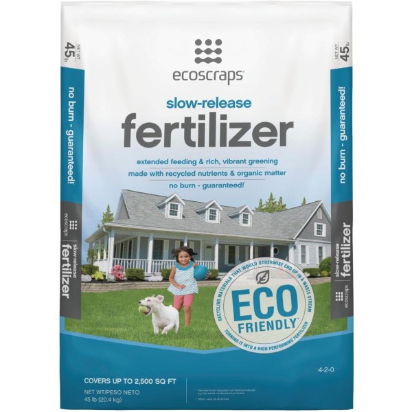 Scotts EcoScraps 45 Lb. 2500 Sq. Ft. 4-2-0 Lawn Fertilizer - Iieemm