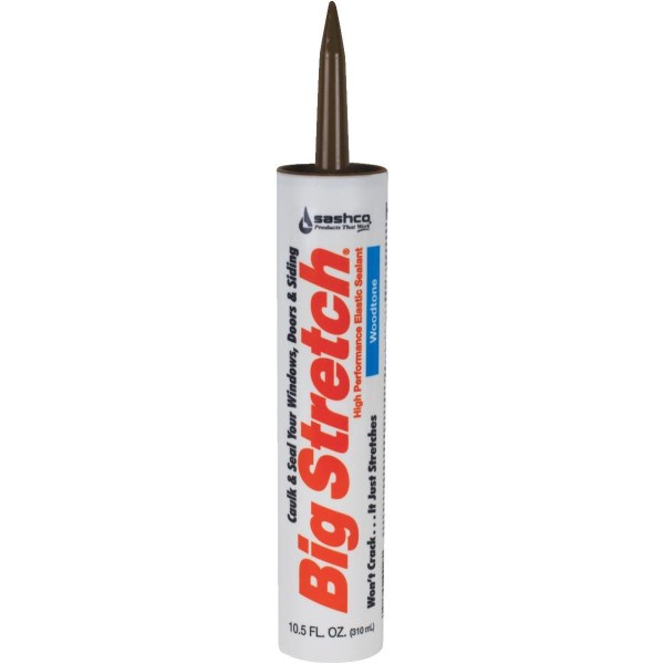 Sashco Big Stretch 10.5 Oz. Acrylic Elastomeric Caulk, Woodtone - Iieemm