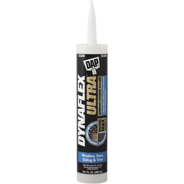 DAP DYNAFLEX ULTRA 10.1 Oz. Window, Door, Siding & Trim Sealant, Clear - Iieemm