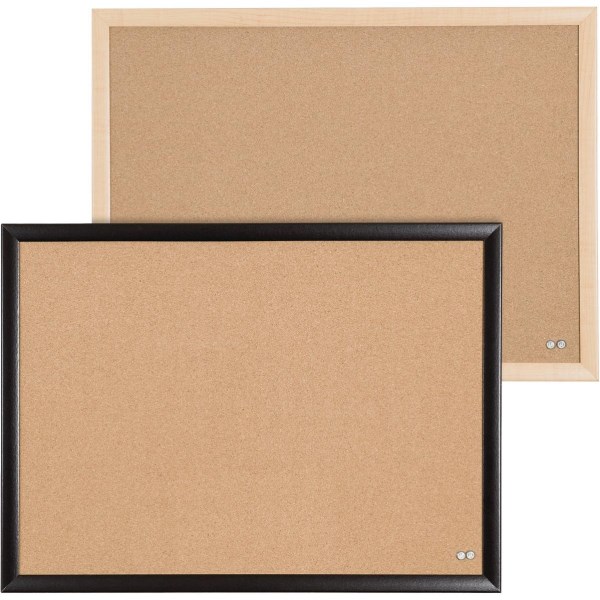 U Brands 23 In. x 17 In. Cork Bulletin Board - Iieemm