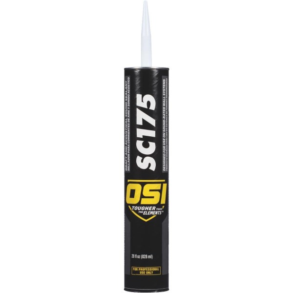 OSI SC175 28 Oz. Acoustical Sound Elastomeric Sealant, White - Iieemm