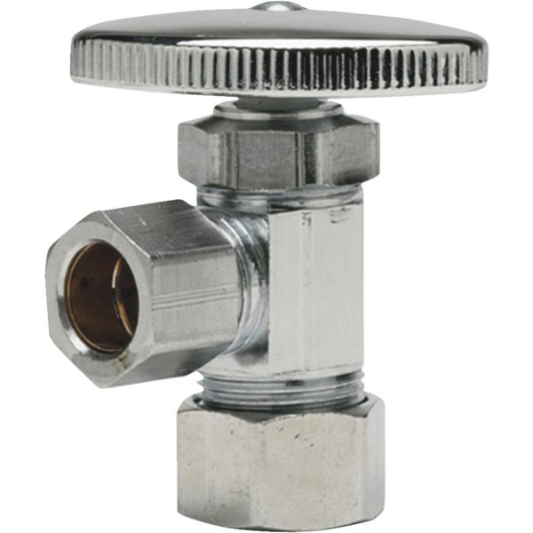 ProLine 5/8 In. OD x 3/8 In. Quarter Turn Angle Valve - Iieemm