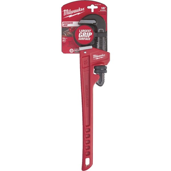 Milwaukee 18 In. Steel Pipe Wrench - Iieemm