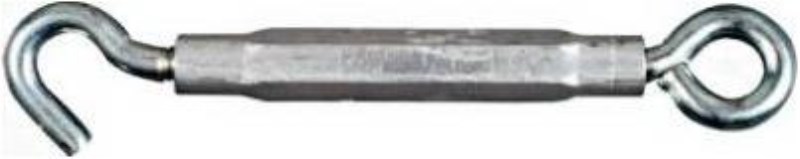 National 3/8 In. x 10-1/2 In. Stainless Steel Hook & Eye Turnbuckle - Iieemm