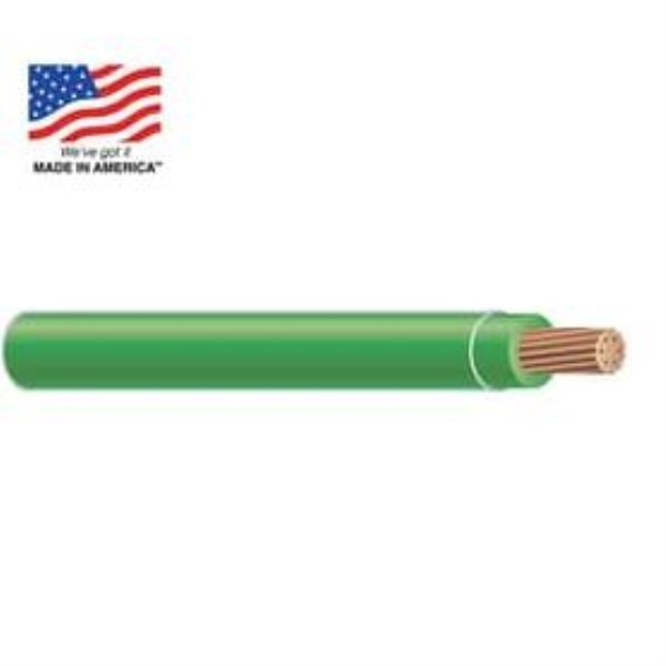 Southwire 500 Ft. 8 AWG Stranded Green THHN Electrical Wire - Iieemm