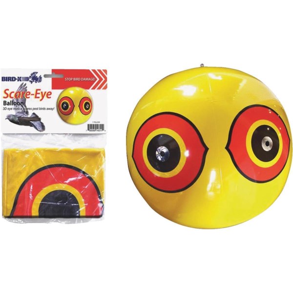 Bird X Scare-Eye 20 In. Inflatable Eye Pest Deterrent Decoy - Iieemm