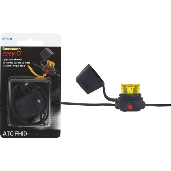 Bussmann 20-Amp #16 Easy ID Illuminating ATC Blade Fuse Holder - Iieemm