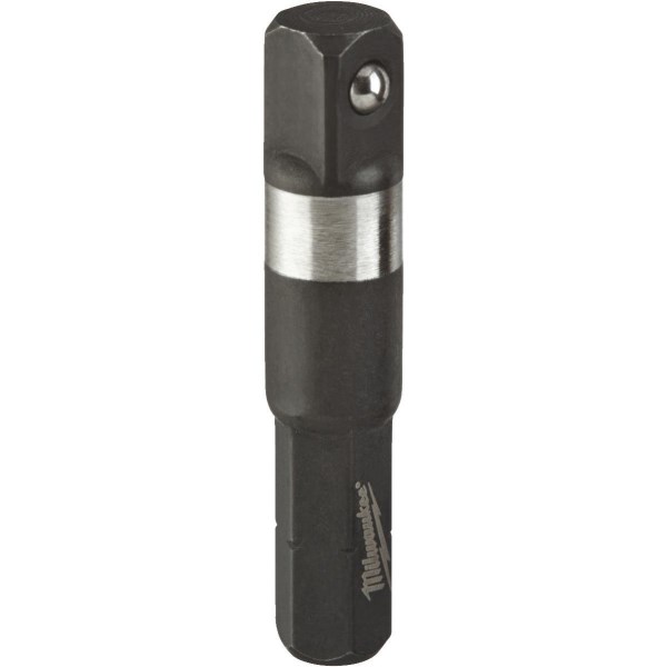 Milwaukee SHOCKWAVE 1/4 In. Hex to 1/4 In. Square Insert Socket Adapter - Iieemm