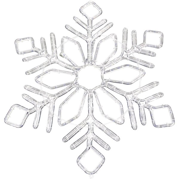 Alpine 32 In. Cool White & Blue Motion LED Snowflake Lighted Decoration - Iieemm