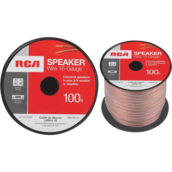 RCA 100 Ft. 16/2 Stranded Speaker Wire - Iieemm