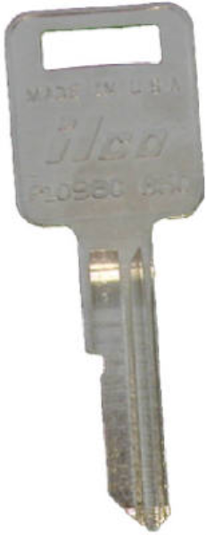 ILCO GM Nickel Plated Automotive Key, B50 / P1098C (10-Pack) - Iieemm