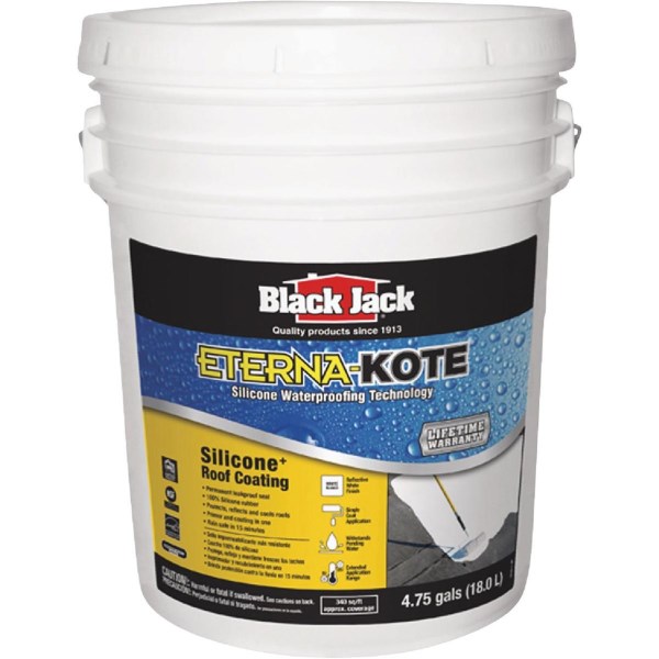 Black Jack Eterna-Kote 5 Gal. Silicone+ Roof Coating - Iieemm