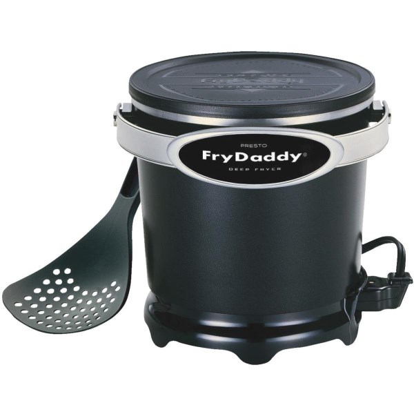 Presto FryDaddy 1 Qt. Black Aluminum Deep Fryer - Iieemm