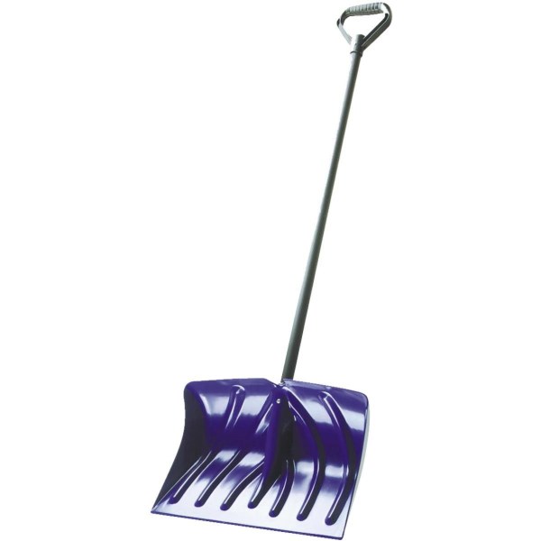 Suncast 18 In. Poly Snow Shovel with 39 In. Steel Handle - Iieemm