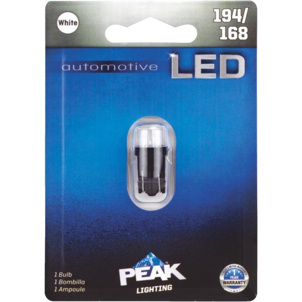 PEAK 194/168 12V Mini LED Automotive Bulb - Iieemm