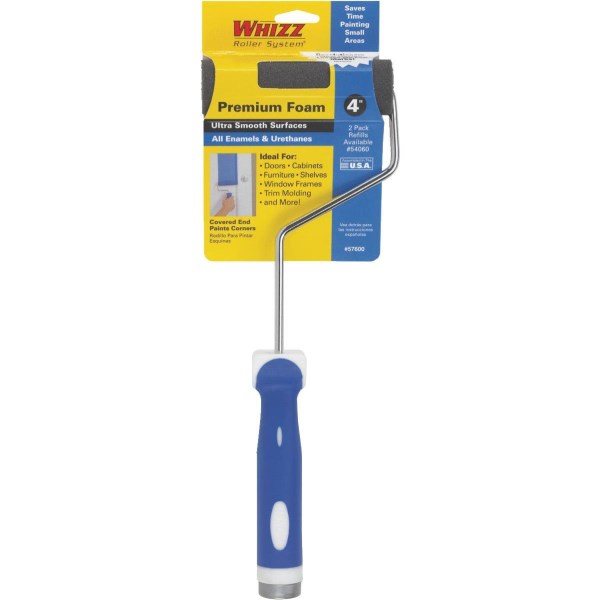 Whizz 4 In. x 13 In. Foam Roller Cover & Frame - Iieemm