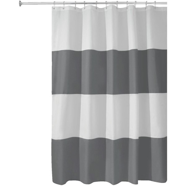 iDesign Zeno 72 In. x 72 In. Striped Shower Curtain - Iieemm
