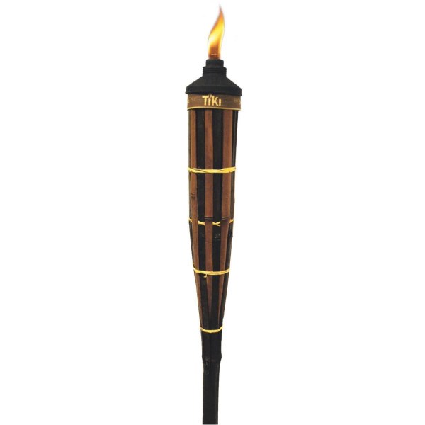 Tiki Royal Polynesian 5 Ft. Brown Bamboo Patio Torch - Iieemm