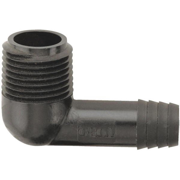 Toro Funny Pipe 1/2 In. MNPT x 1/2 In. Barbed Poly Elbow - Iieemm