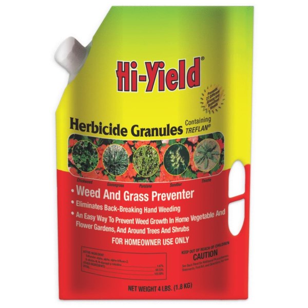 Hi-Yield 4 Lb. Ready To Use Granules Grass & Weed Preventer - Iieemm