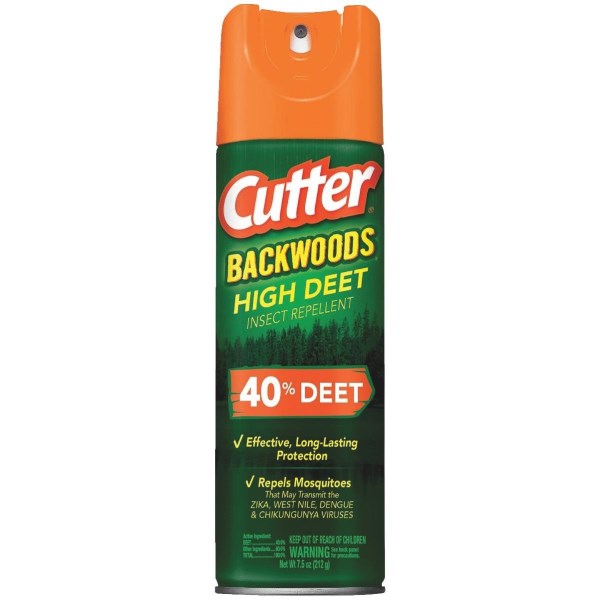 Cutter Backwoods High Deet 7.5 Oz. Insect Repellent Aerosol Spray - Iieemm