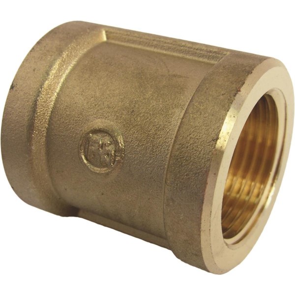 Lasco 3/4 In. FPT x 3/4 In. FPT Red Brass Coupling - Iieemm