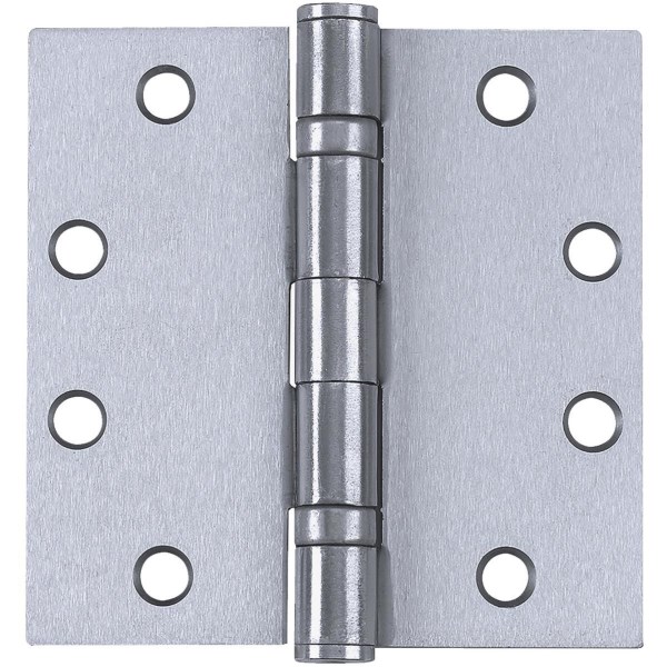 Tell Commercial Stainless Steel 4-1/2 In. Square Ball Bearing Hinge with Removable Pin - Iieemm