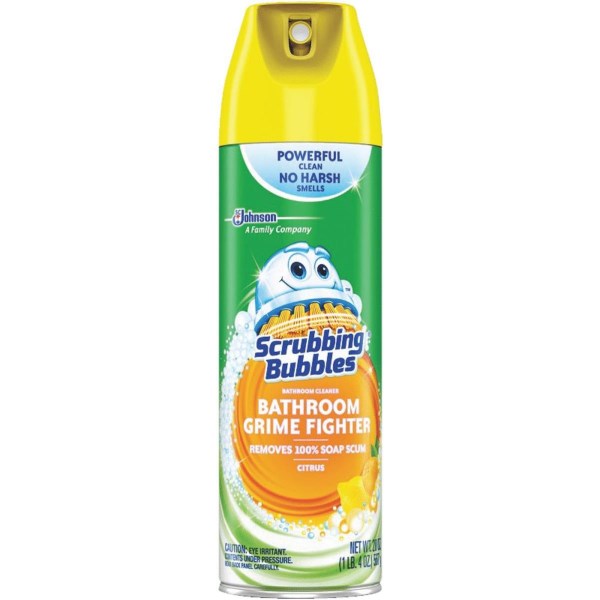 Scrubbing Bubbles 20 Oz. Citrus Disinfectant Penetrating Foam Bathroom Cleaner - Iieemm