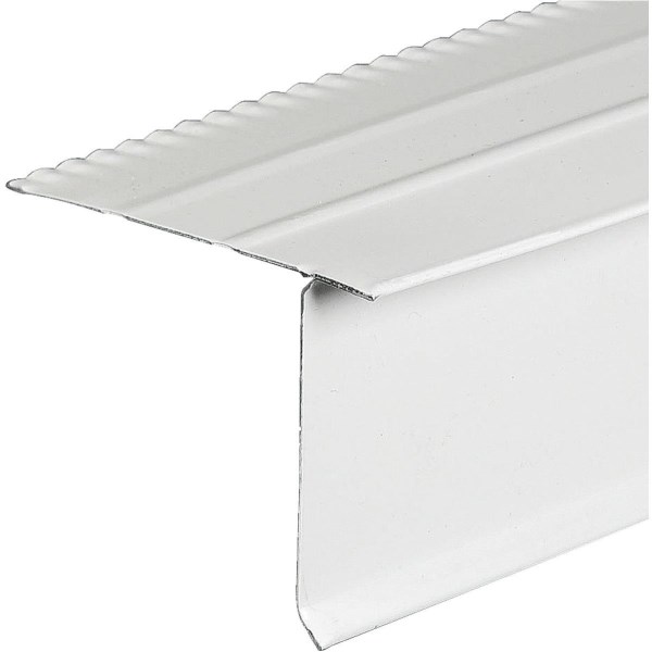 Amerimax F5S Aluminum Drip Edge Flashing, White - Iieemm