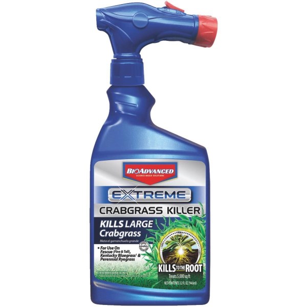 BioAdvanced Extreme 32 Oz. Ready To Spray Hose End Crabgrass Killer - Iieemm