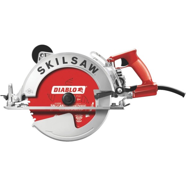 SKILSAW Sawsquatch 10-1/4 In. 15-Amp Magnesium Worm Drive Circular Saw - Iieemm