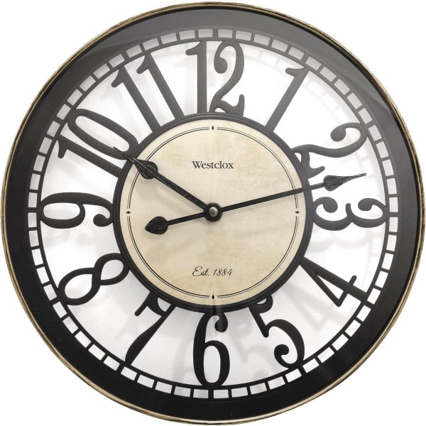 Westclox 12 In. Open Arabic Wall Clock - Iieemm