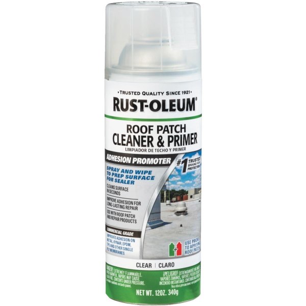 Rust-Oleum 13 Oz. Clear Roofing Patch Cleaner & Primer Spray - Iieemm