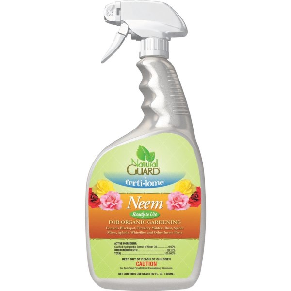 Natural Guard 32 Oz. Ready To Use Trigger Spray Insect & Disease Killer - Iieemm