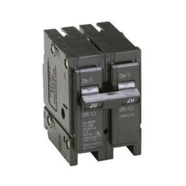 Eaton BR 20A Double-Pole Standard Trip Circuit Breaker - Iieemm