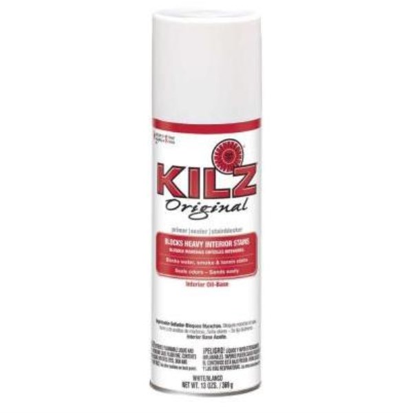 Kilz Original 13 Oz. Primer Sealer Stainblocker Spray, White - Iieemm