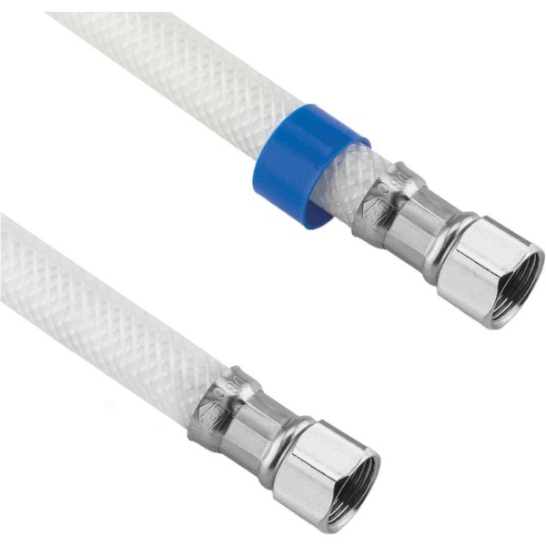 Lasco 3/8 In. C x 3/8 In. C x 48 In. L Braided Poly Vinyl Appliance Water Connector - Iieemm