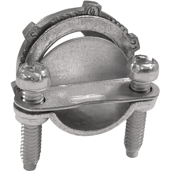 Sigma Engineered Solutions ProConnex 3/8 In. Die-Cast Zinc Clamp-on Type NM/SE Cable Connector - Iieemm