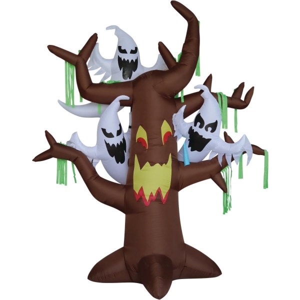 6 Ft. LED Dead Tree with Ghost Airblown Inflatable - Iieemm