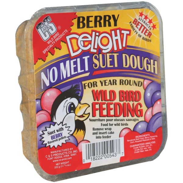 C&S 11.75 Oz. Berry Delight Suet Dough - Iieemm
